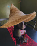 Scrap yarn witch hat